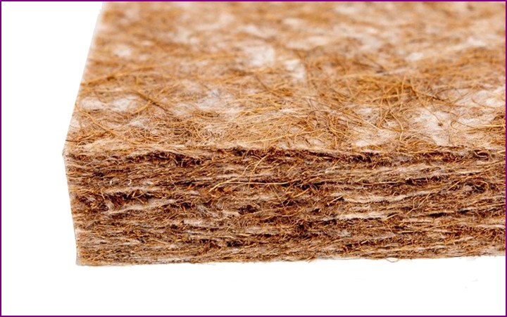 Эко-кокос - прочный, экологически чистый материал, состоящий из кокосовых и полиэфирных волокон.