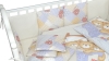 Комплект в кроватку L`Abeille Мишки под одеялом серый (6) мни (3)