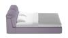 Кровать MOON 1107 фиолетовая (с ортопедическим основанием) (3)