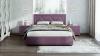 Кровать MOON FAMILY 1223 фиолетовая (подъемный механизм) мни (2)