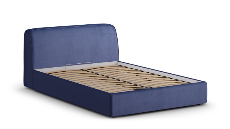 Кровать MOON 1008 синяя (подъемный механизм) (1)