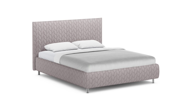 Кровать MOON 1162 серо-розовая (подъемный механизм) (0)