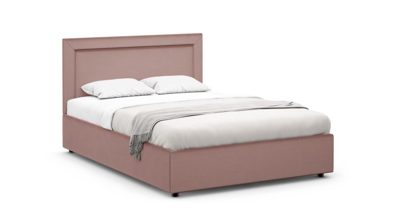 Кровать MOON FAMILY 1228 розовая (с ортопедическим основанием) (0)