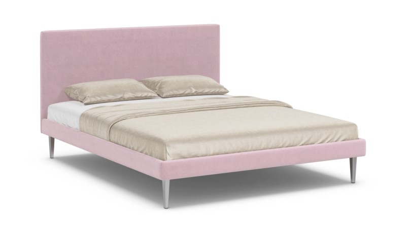 Кровать MOON FAMILY 1256 розовая (с ортопедическим основанием) (1)