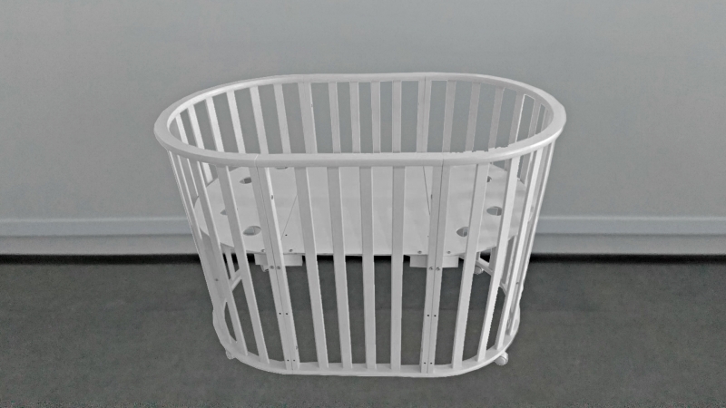 Кроватка для новорожденного Bombus Габи 9 в 1 (цв. белый) (0)