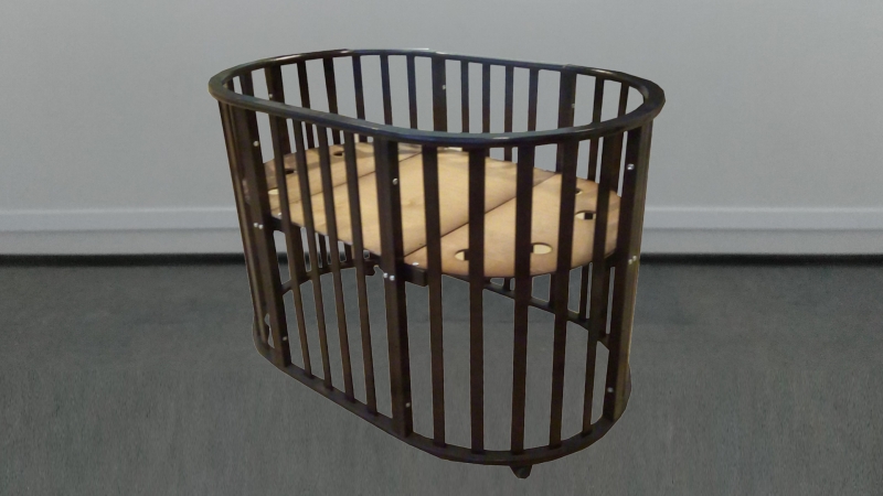 Кроватка для новорожденного Bombus Габи 9 в 1 (цв. шоколад) (0)