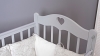 Кроватка для новорожденного Bombus Милана (качалка, цв. серый) мни (2)