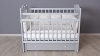 Кроватка для новорожденного Bombus Милана (маятник, ящик; цв. серый) мни (0)