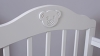 Кроватка для новорожденного Bombus Мишка (маятник; цв. серый) (2)