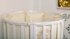 Кроватка для новорожденного Bombus Мия 7 в 1 (цв. белый) мни (2)