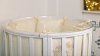 Кроватка для новорожденного Bombus Мия 7 в 1 (маятник; цв. белый) (2)