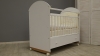 Кроватка для новорожденного Bombus Непоседа (качалка, ящик; цв. белый) мни (2)