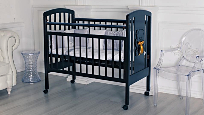 Кроватка для новорожденного Bombus Принц (цв. венге) (0)