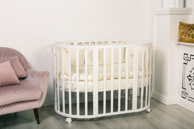 Кроватка для новорожденного Bombus Соня 8 в 1 (цв. белый) (0)