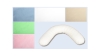 Наволочка на подушку для беременных Сатиновая формы Бумеранг мни (0)